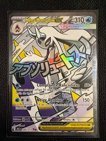 Pokémon Méga-Momartik ex 265/217 FR Héros Transcendants
