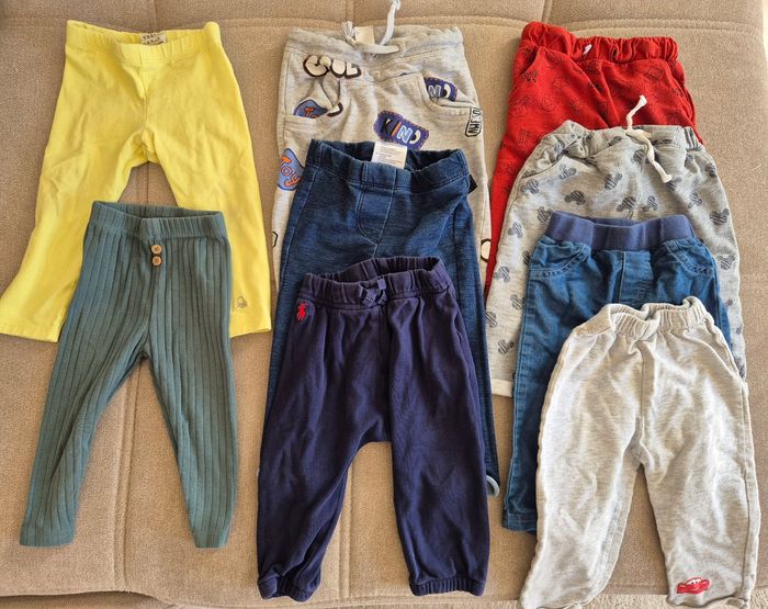 Lot de pantalons garçon taille 9/12 mois - photo numéro 3