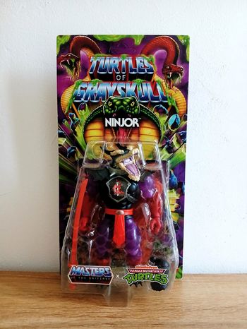 Figurine Ninjor Turtles Of Grayskull Mattel