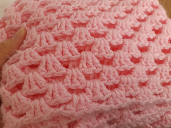 Couverture crochet fait main - photo numéro 7
