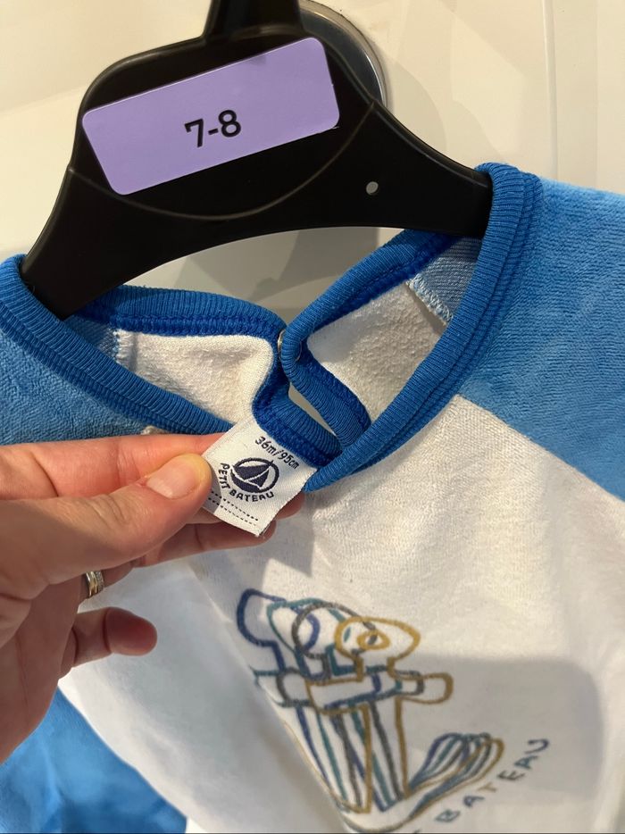 Lot 2 pyjama hiver Petit Bateau 3 ans - photo numéro 6