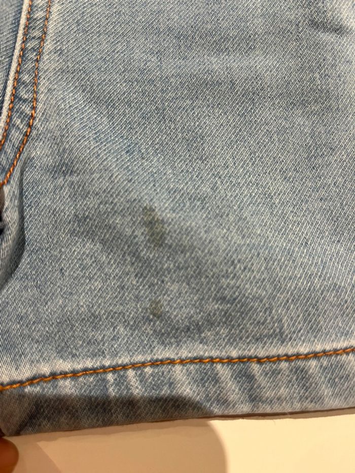 Salopette short en jean kiabi taille 36 mois - photo numéro 4