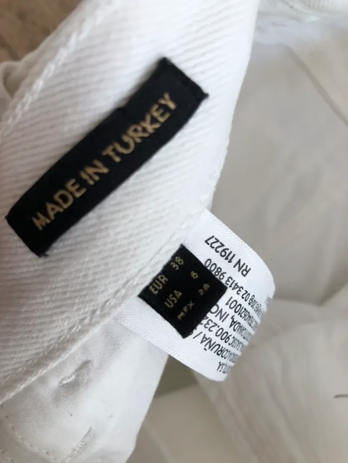 Jeans blanc Massimo Dutti - photo numéro 7