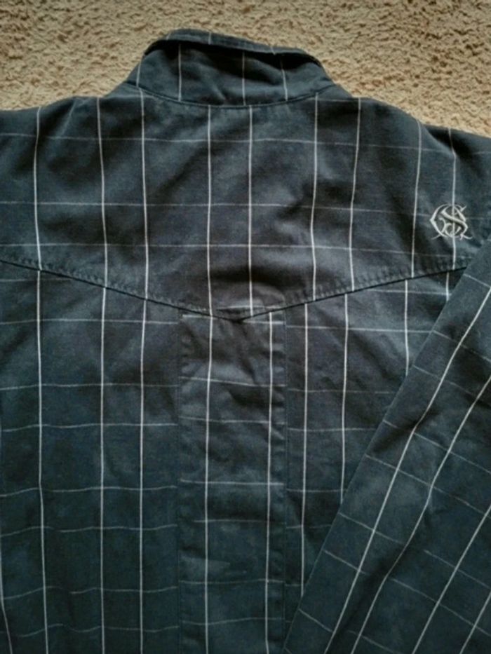 Belle veste zippée Quicksilver Vintage noire à carreaux - photo numéro 10