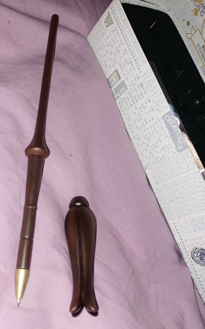 Stylo baguette sur socle Luna Lovegood - photo numéro 5