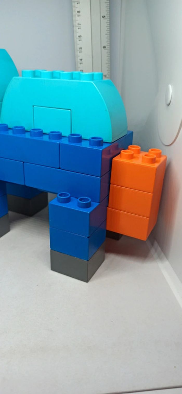 Éléphant en briques lego duplo - photo numéro 4