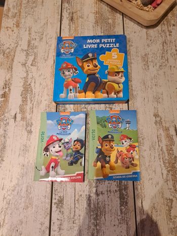 Lot de2  livres &1 livre puzzle NEUF pat patrouille