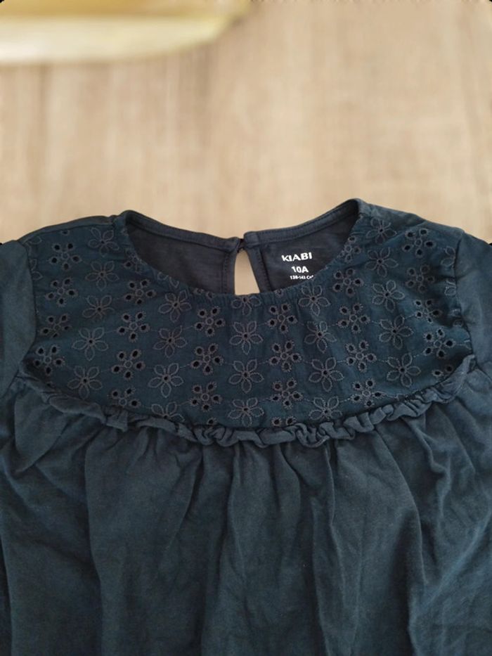 Tee shirt fille manches longues 10 ans (138-143cm) Kiabi - photo numéro 2