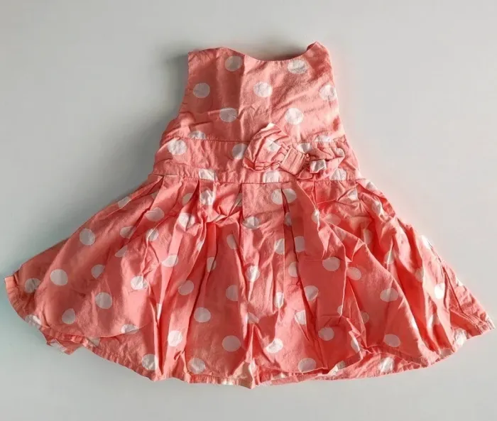 Petite robe à pois - Taille 6 mois - photo numéro 2