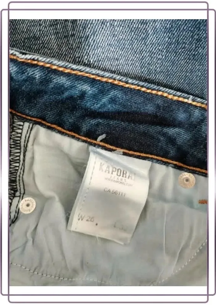 Jean Kaporal coupe demi-slim ,taille mi-haute ,stretch - photo numéro 13