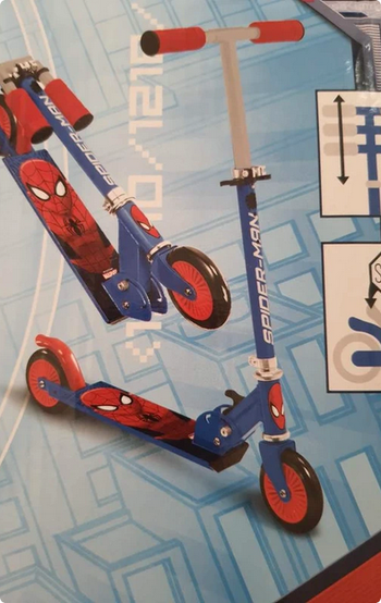 Stamp trottinette Spiderman neuve
