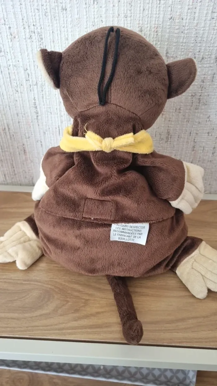 Peluche singe pour bouillotte - photo numéro 7
