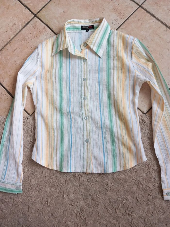 🎀chemise tunique coton elasthan T40 Cink ME