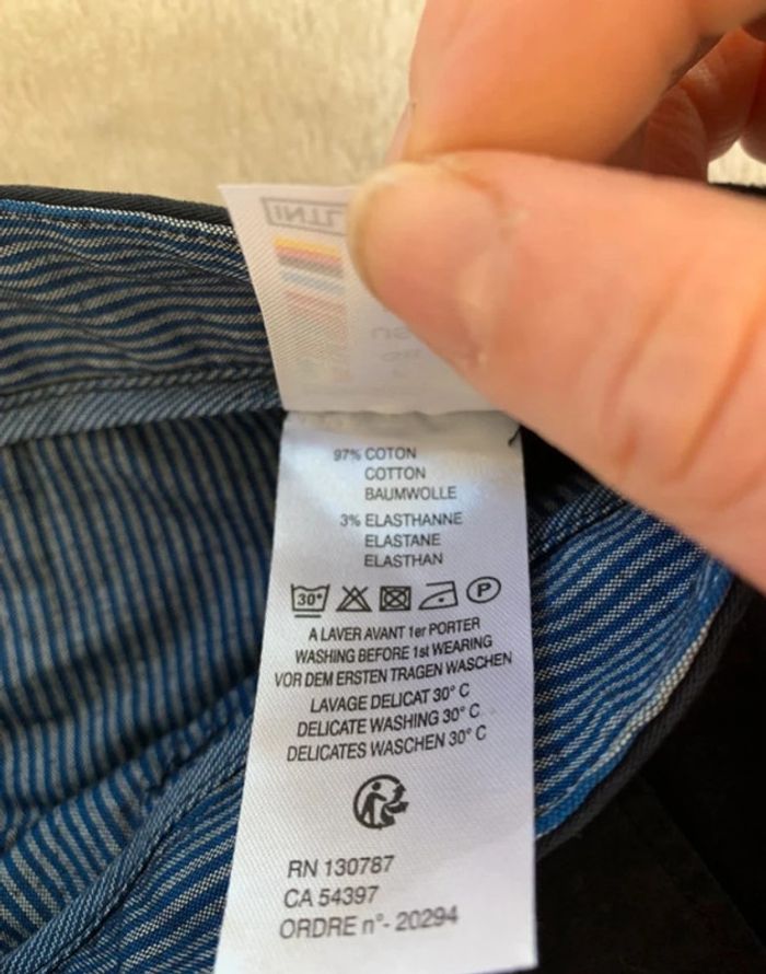 Pantalon Saint James Bleu Marine T42 - photo numéro 5