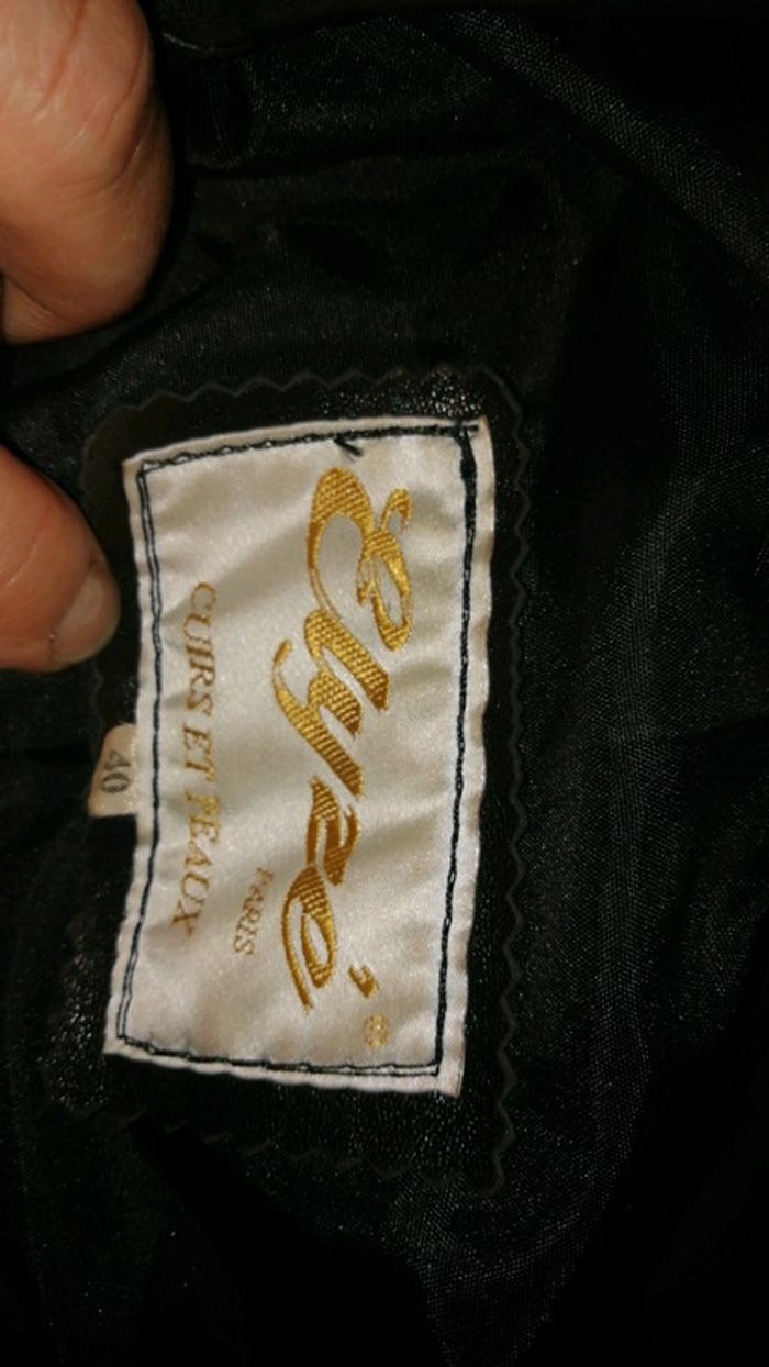 Manteau long cuir marron - photo numéro 5