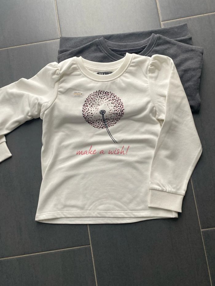 Lot de 3 pulls fille 🧒 7-8 ans Tex et inextenso - photo numéro 3