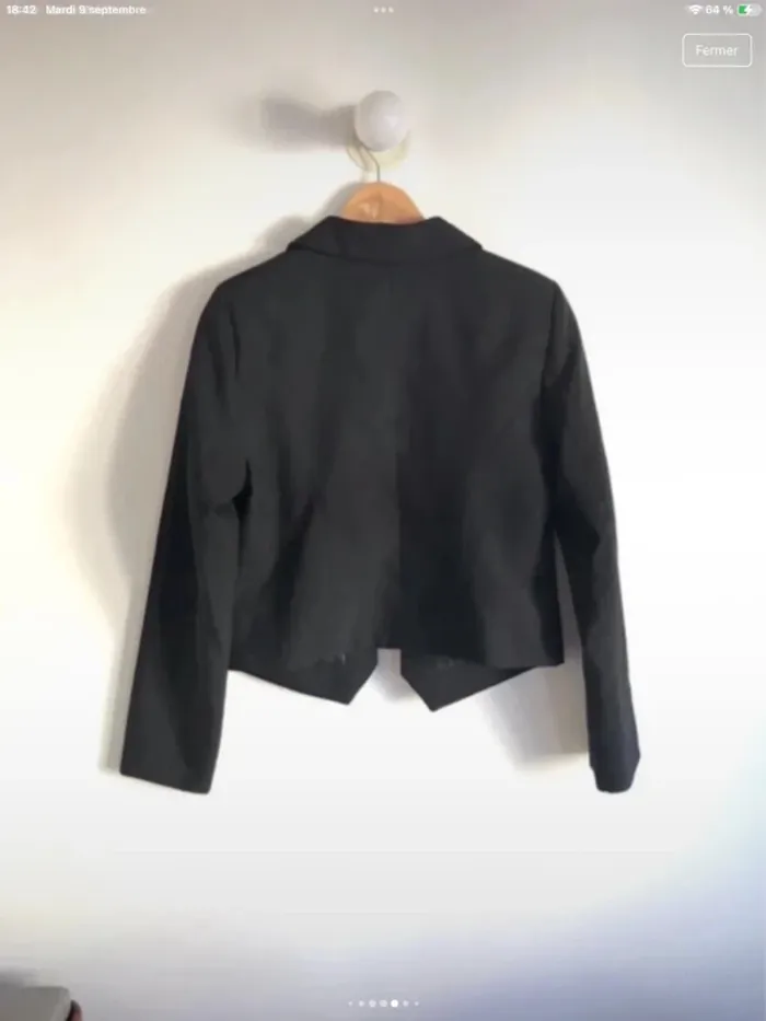 Veste blazer noire La Redoute taille 40 - photo numéro 6