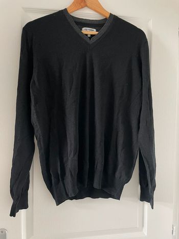 Pull noir et gris