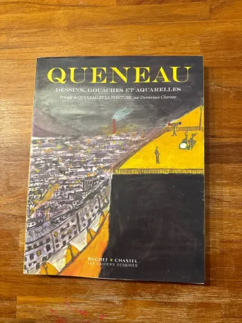 Livre Queneau dessins, gouache et aquarelle