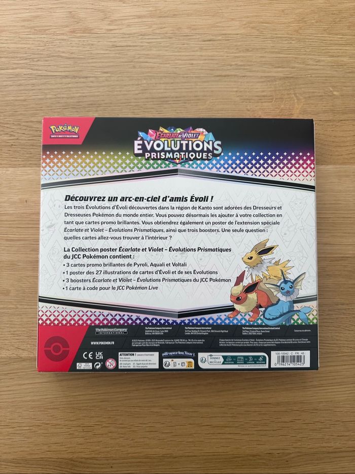 Coffret Poster Évolutions Prismatiques EV8.5 Neuf - photo numéro 2