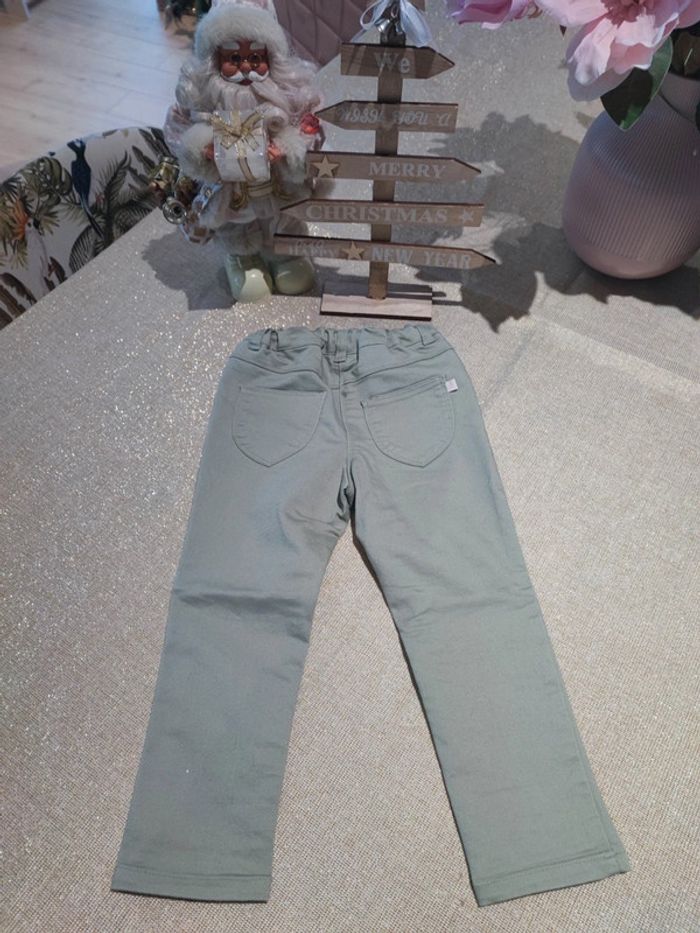Pantalon fille vert kaki creeks 24 mois - photo numéro 4