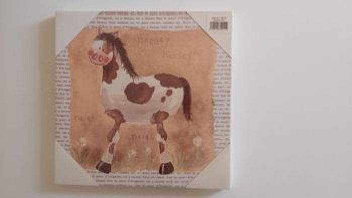 Tableau sur toile cheval sur le pont d'Avignon - photo numéro 3