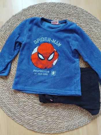 Pyjama doux et chaud Spiderman, 8 ans
