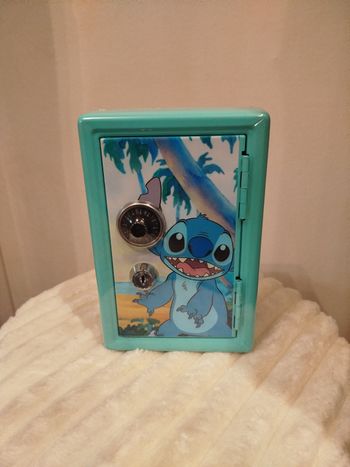 Tirelire coffre fort stitch 