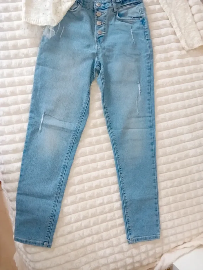 Ensemble fille 11/12ans 🌼🩵 - photo numéro 3