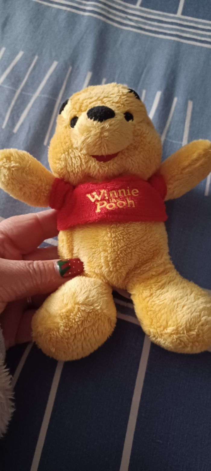 2 très jolie petite peluche winni l'ourson - photo numéro 7