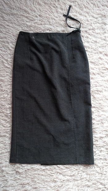 Jupe portefeuille à carreaux Naf Naf