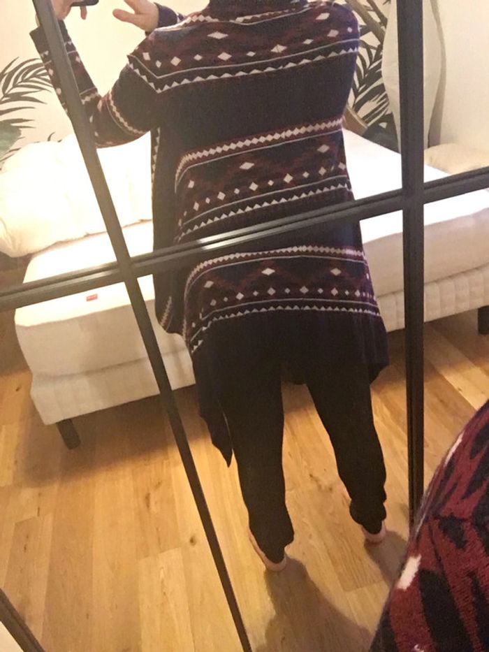 Gilet long chaud en laine springfield - photo numéro 5