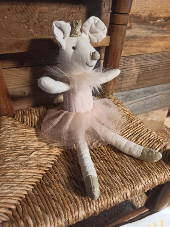 Peluche souris danseuse Maison du monde tbe - photo numéro 4