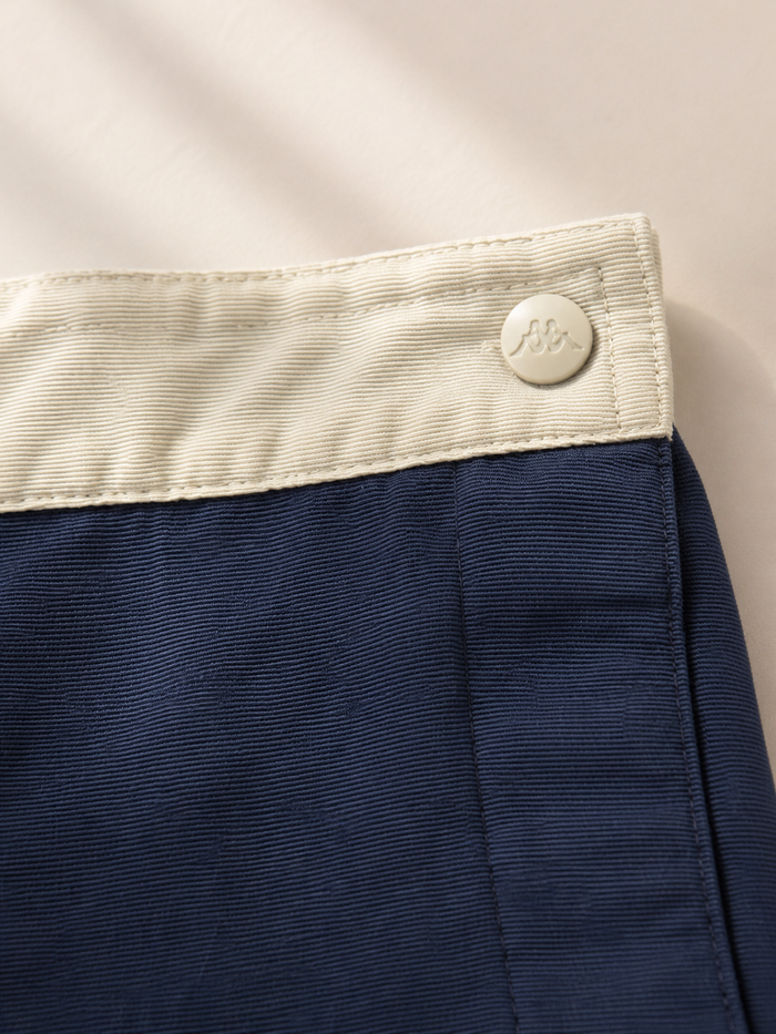 Short Kappa vintage bleu marine beige taille M - photo numéro 5
