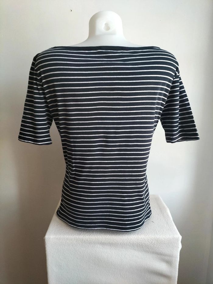 T Shirts Femme Marinière Tommy Hilfiger - M - photo numéro 5