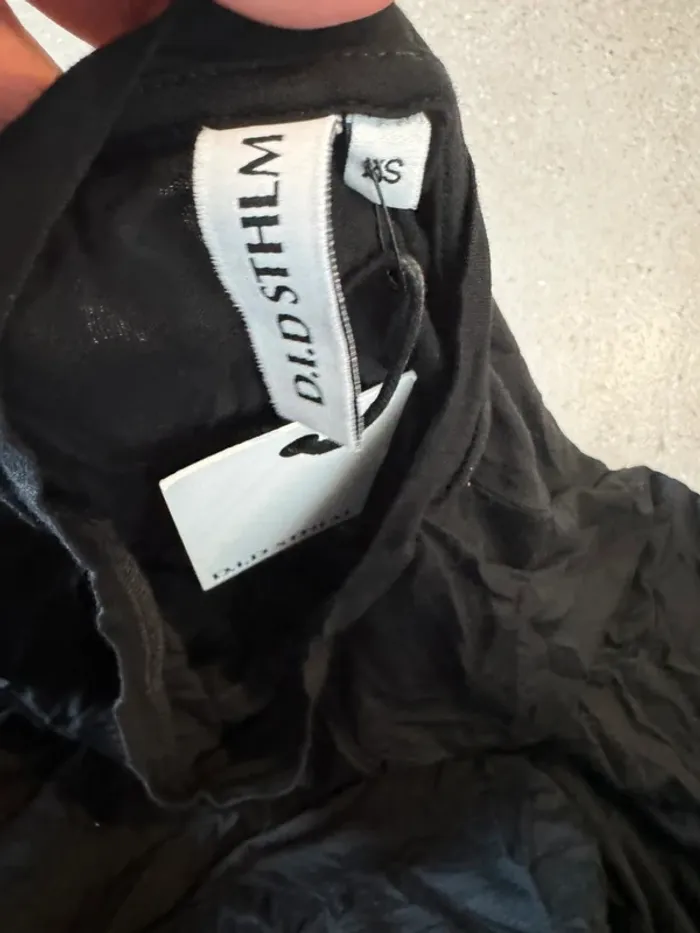 Robe noire D.I.D sthlm, taille XS, neuve - photo numéro 2