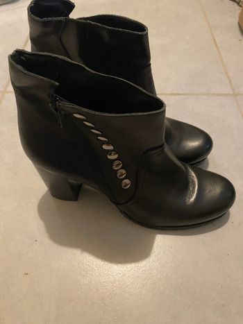 Bottine noir a talon 39