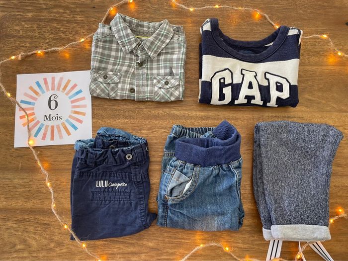 lot vêtements 6 mois garçon