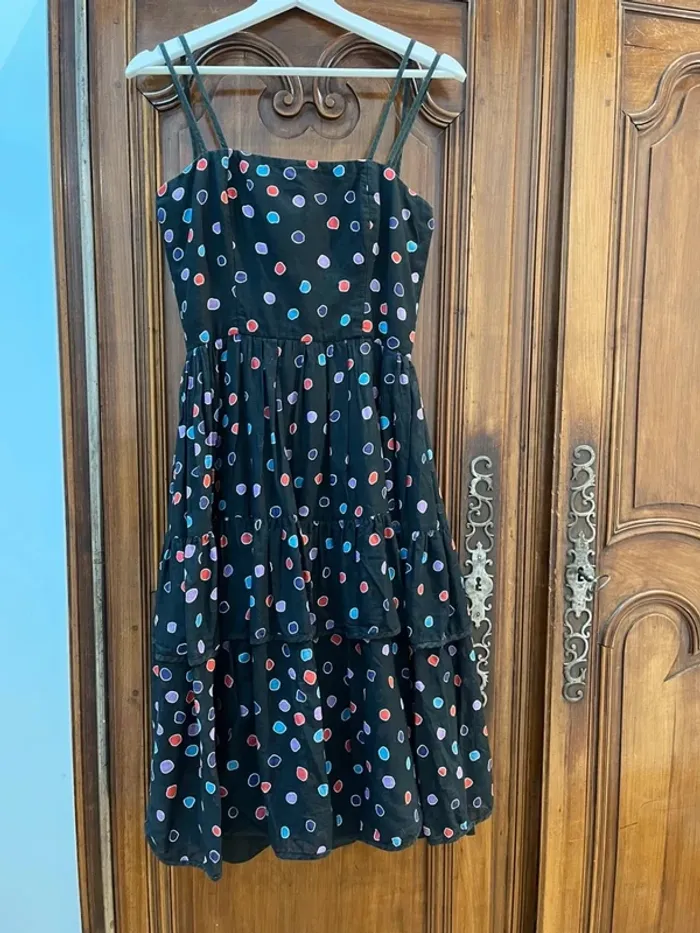 Superbe Robe vintage 🌸 Jacqueline Lechat Cannes 34 36 - photo numéro 8