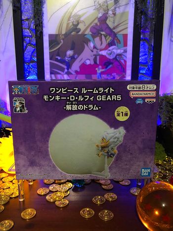 One piece - Lampe d'ambiance Luffy Gear 5 Drums of Liberation