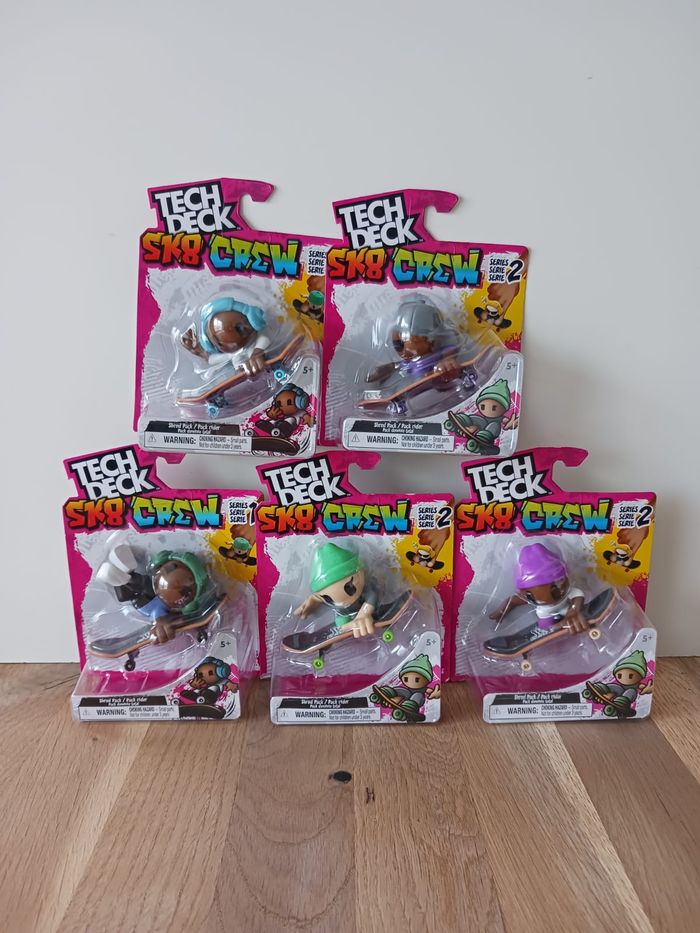 Lot Figurines skate Tech Deck sk8 Crew