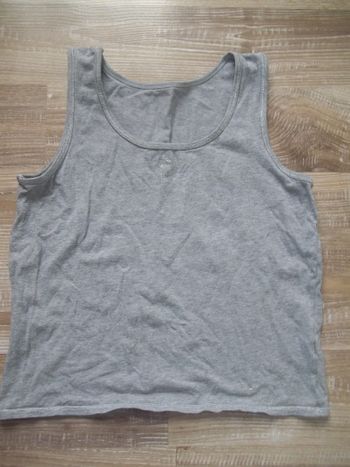 Chemisette grise Tex 8/10 ans