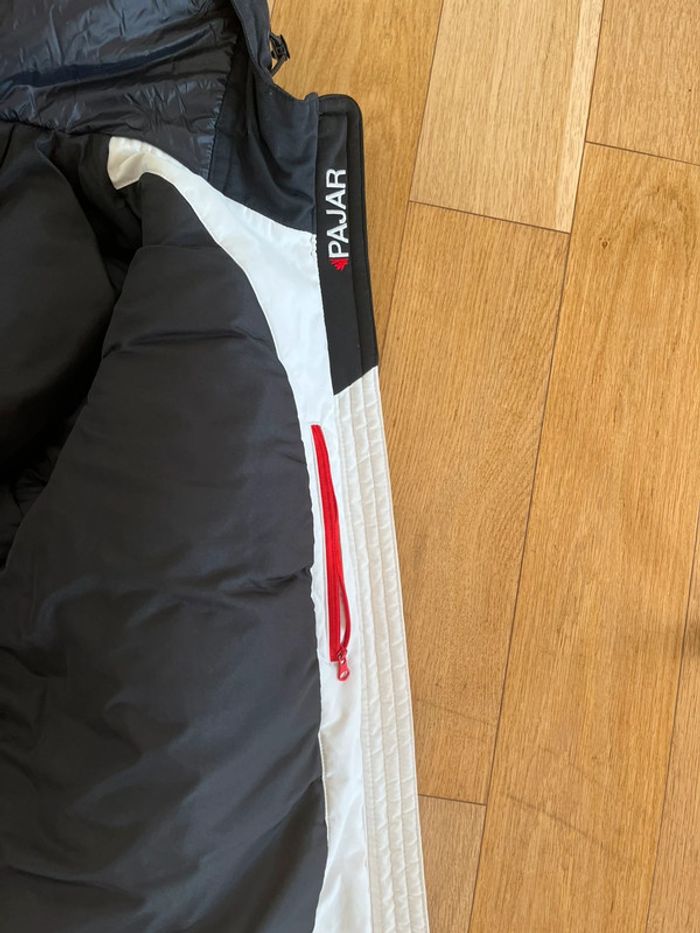 Manteau de ski technique pajar Canada chaud femme noir blanc #EmmaLilleS36 - photo numéro 6