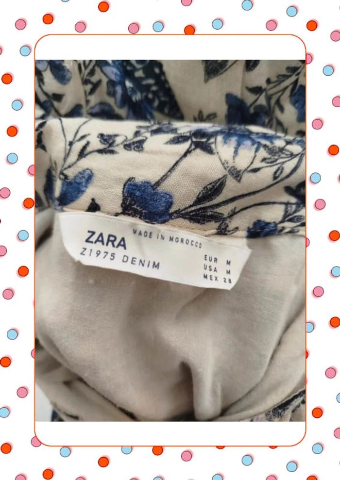 Robe a fleurs bleu - photo numéro 2