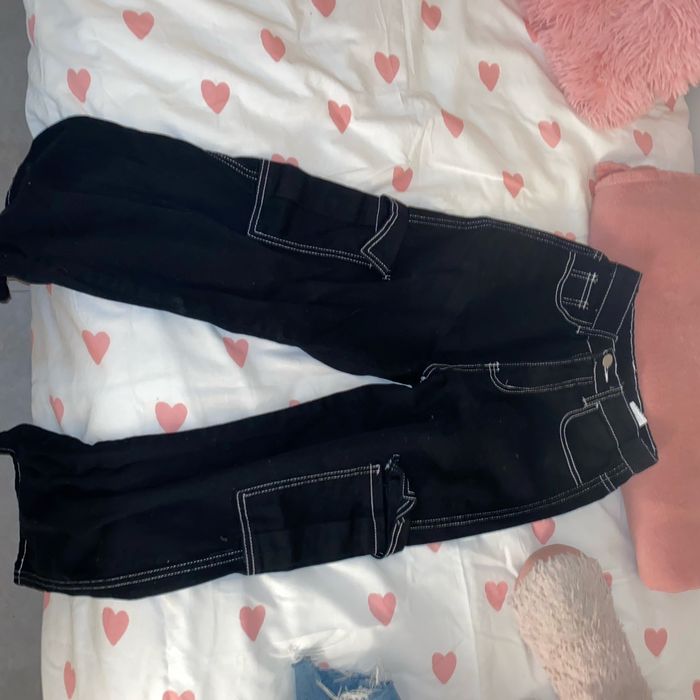 Jean cargo noir