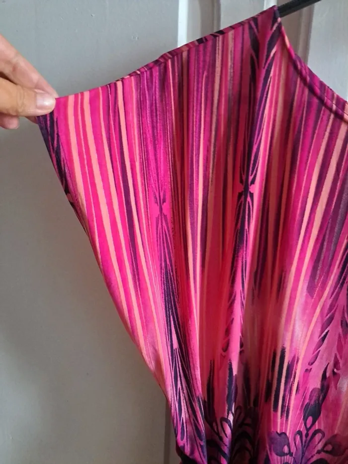 Blouse manche courte rose taille unique - photo numéro 5