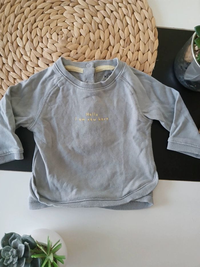 Pull gris garçon Taille 3 mois🌿🦊 - photo numéro 5