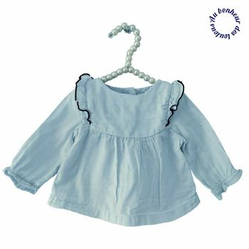 1 mois blouse a volant