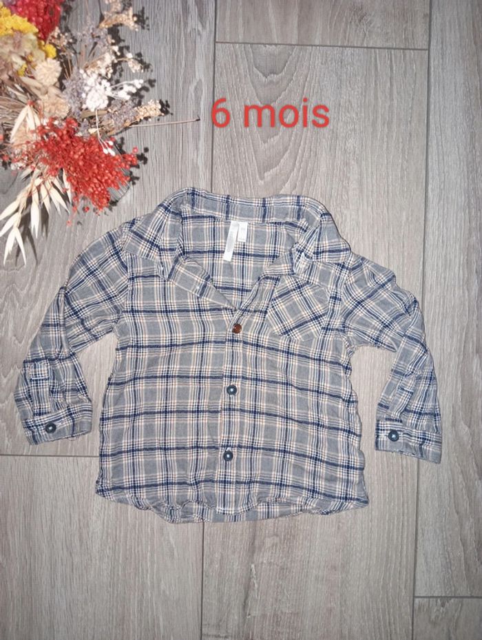 Chemise manches longues 6 mois