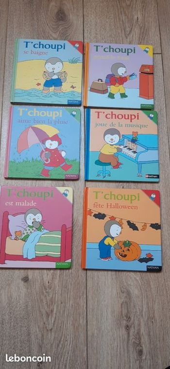 Lot de 6 livres T'Choupi
